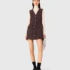 Mini-Tweed-Kleid