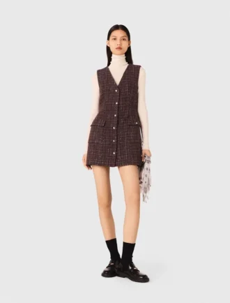 Mini-Tweed-Kleid