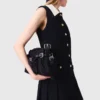 Mini-Tweed-Kleid mit abnehmbarem Kragen Mini-Tweed-Kleid mit abnehmbarem Kragen