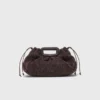 Mipli Clutch mit Bouclé-Effekt