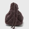 Mipli Clutch mit Bouclé-Effekt