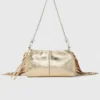 Miss M Clutch aus Metallic-Leder Miss M Clutch aus Metallic-Leder