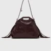 Miss M M Bag aus geknittertem Leder