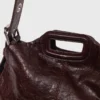 Miss M M Bag aus geknittertem Leder