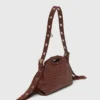 Miss M Mini-Lederhandtasche mit Nieten Miss M Mini-Lederhandtasche mit Nieten