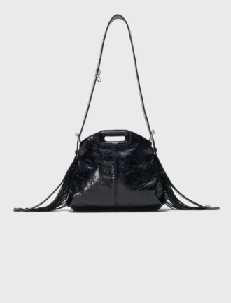 Miss M Mini-Tasche aus Cracked-Leder