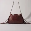 Miss M Mini-Tasche aus Cracked-Leder