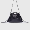 Miss M Mini-Tasche aus geprägtem Leder