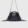 Miss M Mini-Tasche aus geprägtem Leder