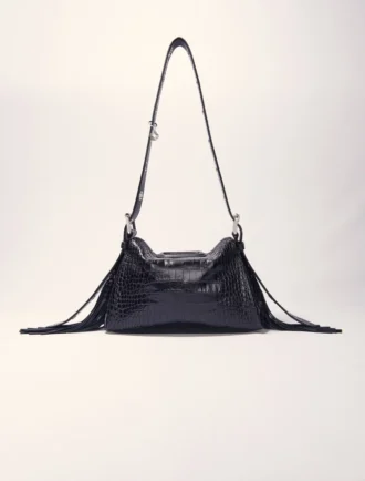Miss M Mini-Tasche aus geprägtem Leder