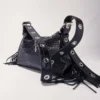 Miss M Mini-Tasche aus geprägtem Leder