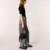 Miss M Mini-Tasche aus geprägtem Leder