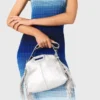Miss M Mini-Tasche aus Metallic-Leder Miss M Mini-Tasche aus Metallic-Leder