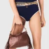 Miss M Mini-Tasche aus Vintage-Leder