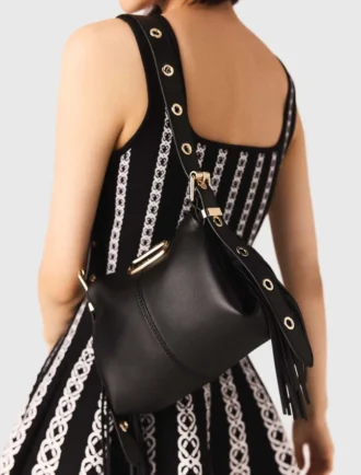 Miss M Mini-Tasche mit goldenen Griffen