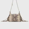 Miss M Mini-Tasche mit Python-Prägung