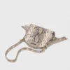 Miss M Mini-Tasche mit Python-Prägung
