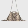Miss M Mini-Tasche mit Python-Prägung