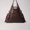 Miss M XL-Tasche aus glattem Leder