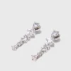 Ohrringe mit Herz aus Strass