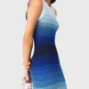 Ombré-Strick-Maxikleid