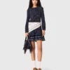 Plisseekleid mit Bandana-Print