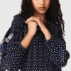 Plisseekleid mit Bandana-Print