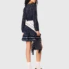 Plisseekleid mit Bandana-Print