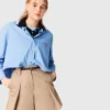 Plissierte Baumwollshorts Plissierte Baumwollshorts
