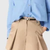 Plissierte Baumwollshorts Plissierte Baumwollshorts