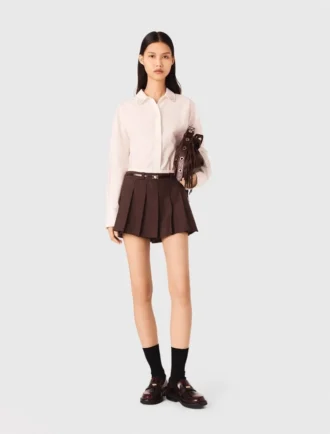 Plissierter Skort