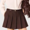 Plissierter Skort