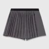 Plissierter Skort