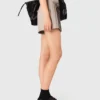 Plissierter Strass-Skort