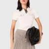 Plissierter Strass-Skort