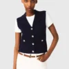 Polo-Strickjacke