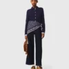 Polo-Strickjacke mit abnehmbaren Besätzen