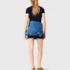 Polokleid mit Kontrastbesatz