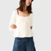 Puffärmel-Pullover