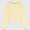 Pullover mit abnehmbarem Kragen mit Schmuckstein Pullover mit abnehmbarem Kragen mit Schmuckstein