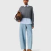 Pullover mit abnehmbarem Kragen und Lagen