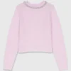 Pullover mit Schmuckkragen