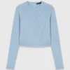 Pullover mit verzierten Schleifen am Rücken Pullover mit verzierten Schleifen am Rücken