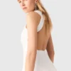 Rückenfreies Midikleid