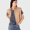 Ärmellose Jacke