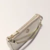 Sarah Clutch aus Metallic-Leder Sarah Clutch aus Metallic-Leder
