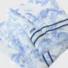 Schal aus Wollmischung mit Blumenmuster