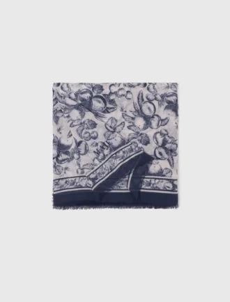 Schal mit Fruchtprint
