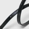 Schmaler Ledergürtel in Krokodiloptik
