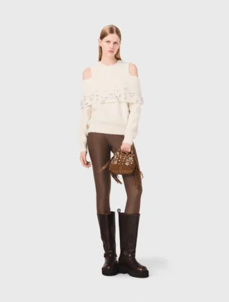 Schulterfreier Pullover